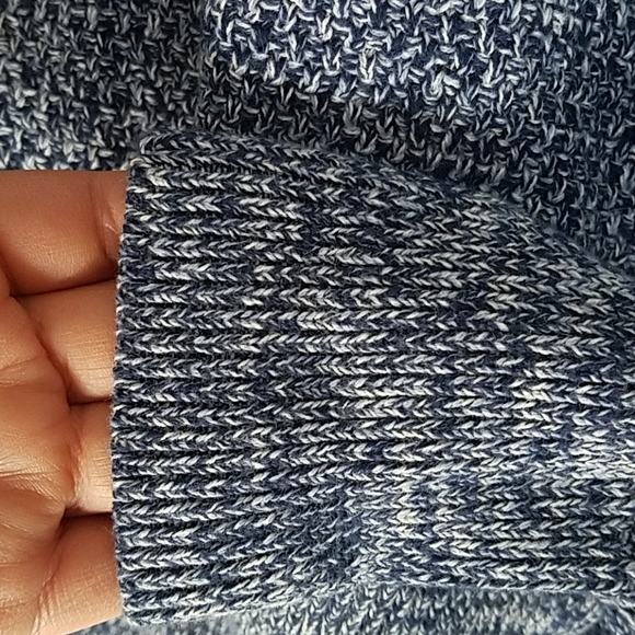 Gap Open Knit Texture Sweater XS blue white - Picture 6 of 6